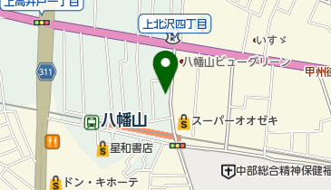 八幡山薬局の地図画像