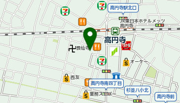 インド・ネパールレストラン花菜の地図画像