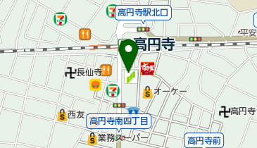 自衛隊東京地方協力本部 城北地区隊本部 高円寺募集案内所の地図画像