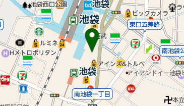 株式会社新宿高野 池袋西武店の地図画像