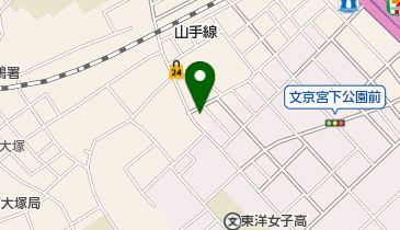 豊島区 区民集会室 巣鴨第三の地図画像