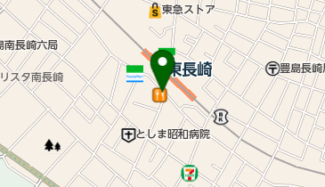 ヤマハ音楽教室東長崎センターの地図画像