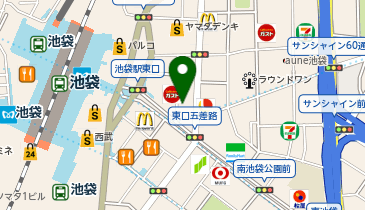 株式会社中央コンタクト池袋店の地図画像