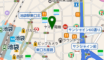 天狗 池袋店の地図画像