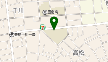 豊島区子どもスキップ 高松の地図画像