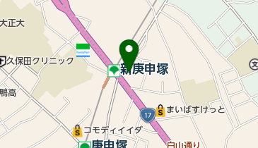 やすらぎの湯ニュー椿の地図画像