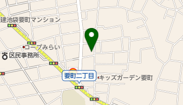 豊島どうぶつ病院の地図画像