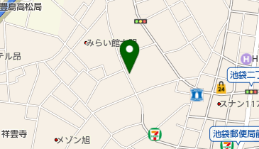 カットハウスリーフの地図画像