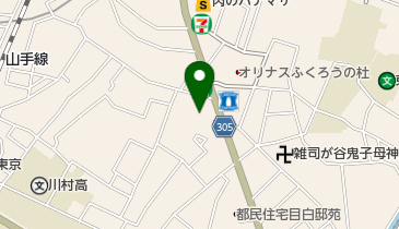 ドモン美容室の地図画像