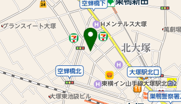 花園美容室の地図画像