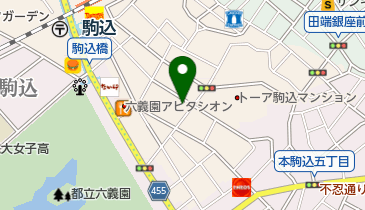 美容室なかがわの地図画像