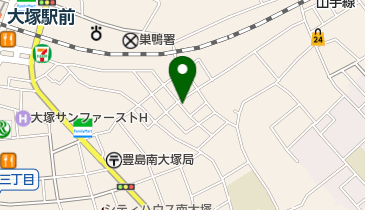 菱和パレス南大塚管理人室の地図画像