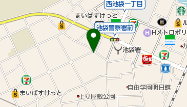 ゆう薬局池袋店の地図画像