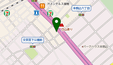 イノウエヘアーの館の地図画像