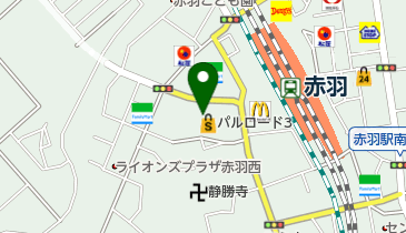 株式会社東京デリカ 赤羽IY店の地図画像