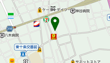 まゆりバレエスクールの地図画像