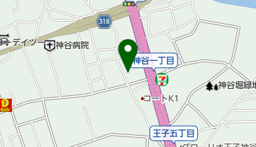 クリーニングショップ共栄神谷店の地図画像