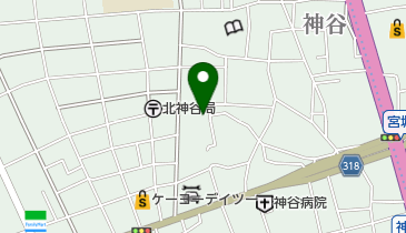 柏木神社の地図画像