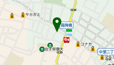 セントラルスポーツの地図画像