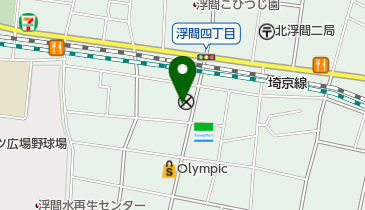 有限会社浮間装飾の地図画像
