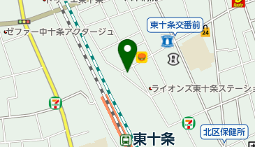 携帯キング東十条店の地図画像