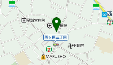 青山小動物医院の地図画像