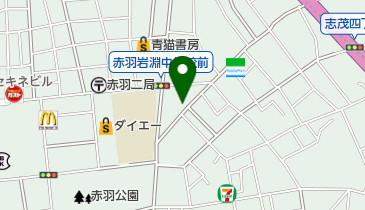 藤巻美容院の地図画像