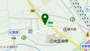 雄飛堂薬局 王子本町店の地図画像