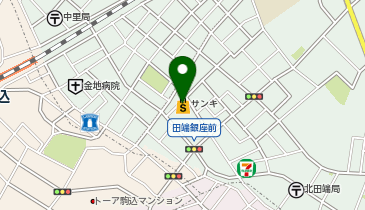 松の湯の地図画像