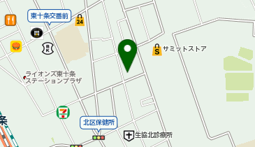 やなぎ湯の地図画像