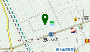 ヘアーサロンマエダの地図画像