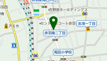 来来軒の地図画像
