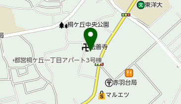 東京動物霊園の地図画像