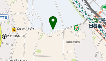 谷中松野屋の地図画像