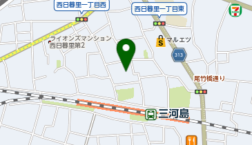 金沢鞄製の地図画像