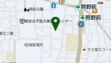 黒川速算塾 尾久教場の地図画像