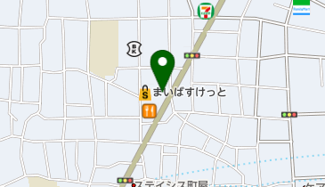原布団店の地図画像