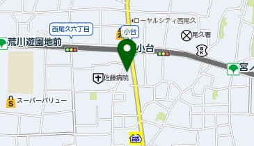ターゲット美容室 小台店の地図画像