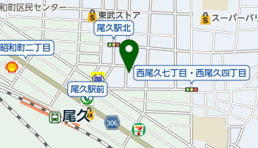 ヘアーブティックWESTの地図画像