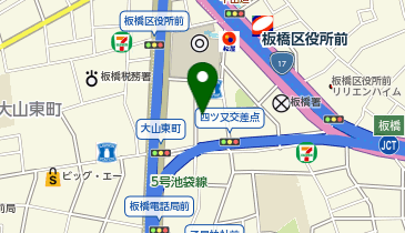 ナポリの窯板橋区役所前店の地図画像