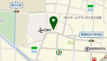 雅ヒーリングスクールの地図画像