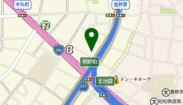 鳥山商店の地図画像