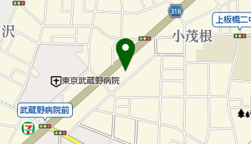 若葉オストミーセンターの地図画像