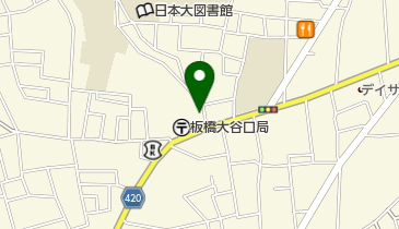 荒川家具店の地図画像