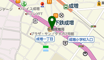 ありがダンススタジオの地図画像