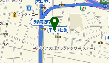 板橋区立 板二学童クラブの地図画像