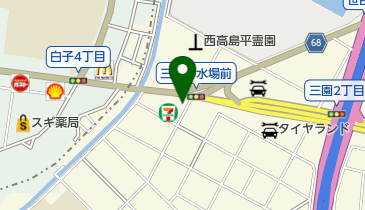 範多機械株式会社の地図画像