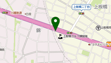 上板橋キリスト教会の地図画像