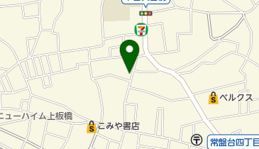 中台クリーニングの地図画像