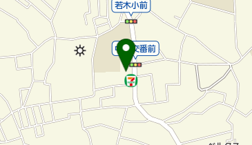 バンビクリーニング 第一若木店の地図画像